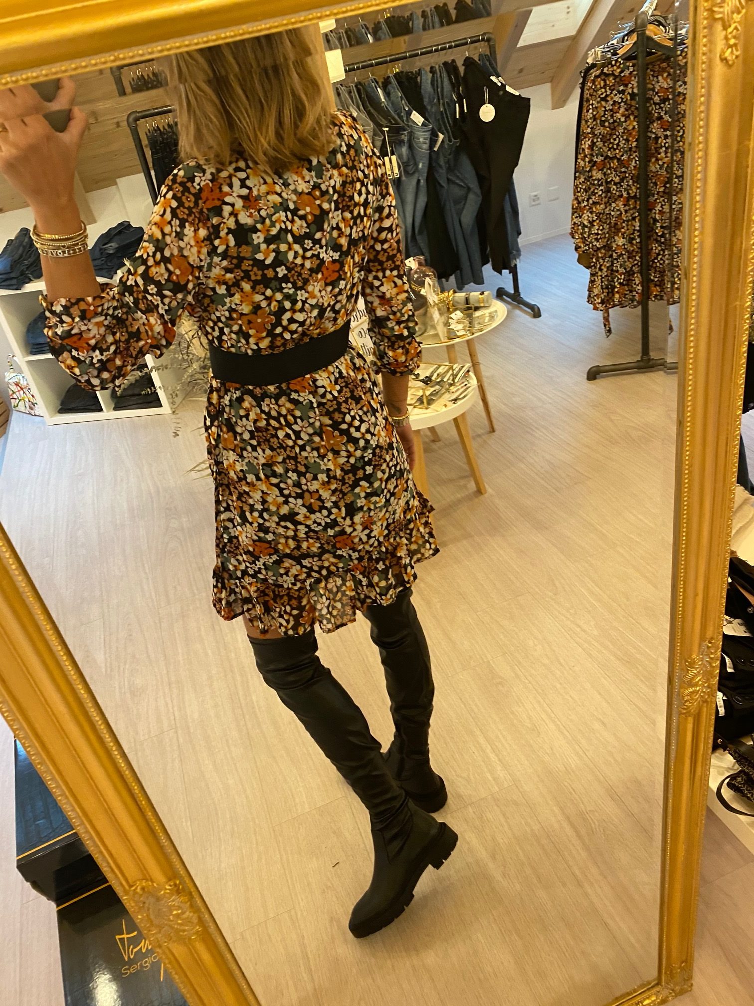 robe fleurie automne